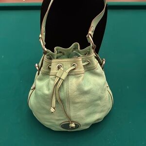 Fossil mint green vintage hobo” bag. Such a cool 60’s color!! No 🔐😞 (OLCC)